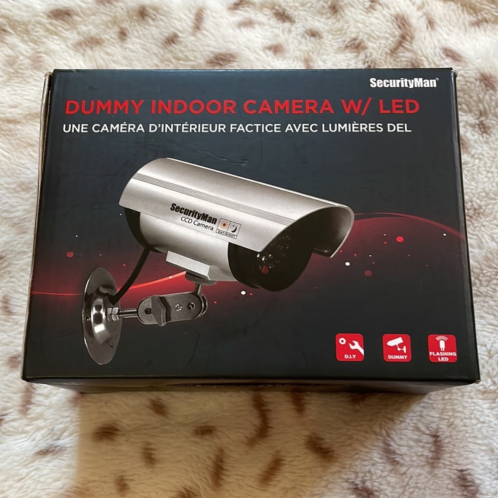 Security Man Dummy Indoor Camera with LED New in box - Picture 3 of 5